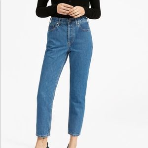 NWT Everlane ‘90s Cheeky Straight Jean Medium Blue